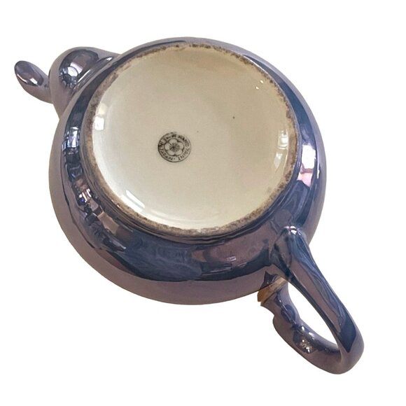 Vintage Lusterware Teapot and Tea Cups Hand Painted in Japan - Picture 13 of 15